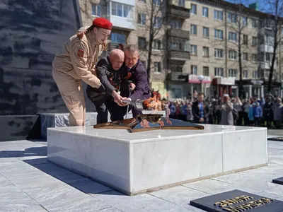 Вечный огонь» и мемориал воинам, погибшим в годы Великой Отечественной  войны 1941-1945 гг. — Народная память
