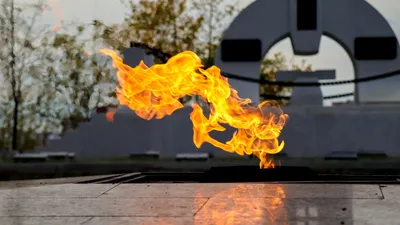 Светодиодная 3D-фигура \"Вечный огонь\"