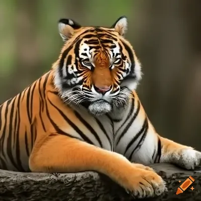 Картина по номерам \"Великий тигр\"
