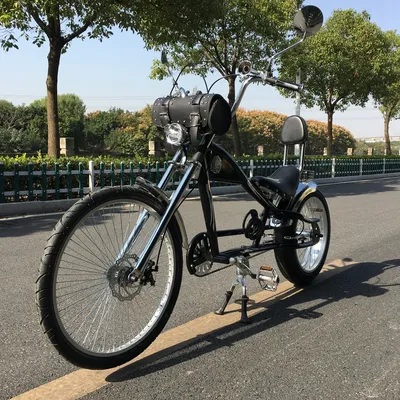 Велосипед чоппер 20-24 дюйма, модный ковбойский велосипед с дисковым  тормозом и передним колесом | AliExpress