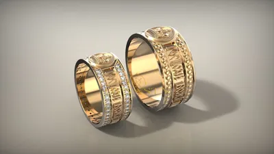 Венчальные кольца «Православный Канон» - СВЯТЫЕ ТАИНСТВА