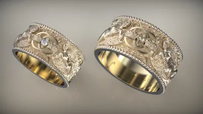 Венчальные кольца | Ювелирная мастерская династия