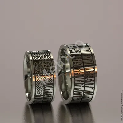 Венчальные кольца в виде короны с бриллиантами и рубинами ROYAL CROWN на  заказ из белого и желтого золота, серебра, платины или своего металла