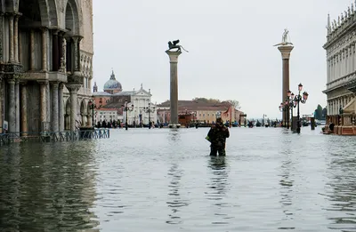 Венеция под водой фото фото