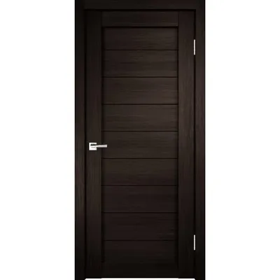 Межкомнатная дверь X-1 Тон Венге экошпон Verda по цене 4900 руб. купить в  Москве в интернет-магазине Двери LEKO