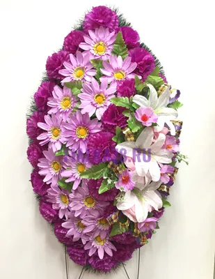 Купить траурные венки из искусственных цветов. Venok-na-zakaz.ru