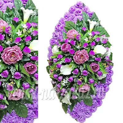 Венки из живых цветов траурные - купить в СПб на похороны