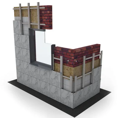 Вентилируемый фасад (вентфасад): характеристики и монтаж
