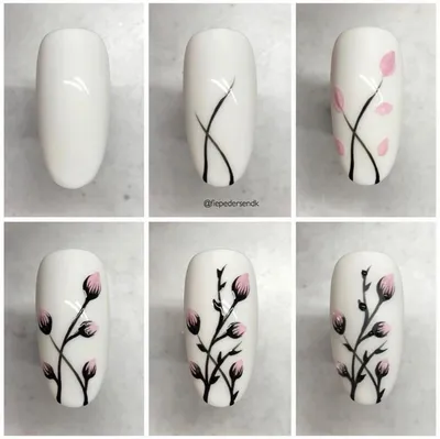 дизайн ногтей пошагово фото инструкция nail design step by step  instructions | Butterfly nail art, Butterfly nail, Nail art