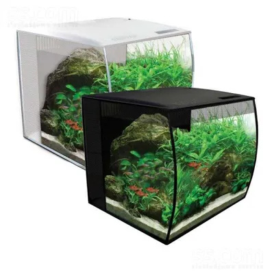 Аквариум Hagen Fluval FLEX черный 34 л (15004) купить в интернет магазине