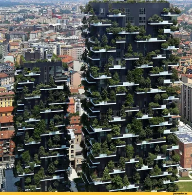 Отель Bosco Verticale Или Вертикальный Лес Является Парой Жилых Башней В  Милане Здания Содержат Более 900 Деревьев Редакционное Изображение -  изображение насчитывающей роскошь, экономия: 158918145