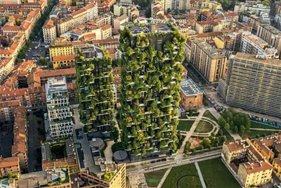 Вертикальный лес в Милане | Жилой комплекс Bosco verticale - YouTube