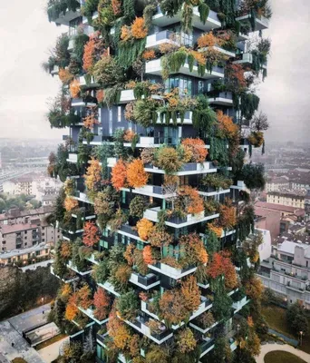 Bosco Verticale / Вертикальный лес. А Вы бы хотели жить в таком доме?