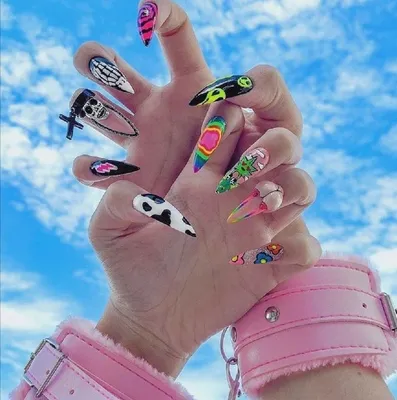Nails ♧ | Дизайнерские ногти, Богемные ногти, Ногти