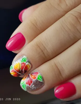 Spring nails idea | Ногти, Роспись ногтей, Гель-лак