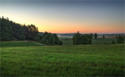 Весенний рассвет на реке / фото