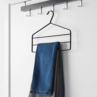 Многоуровневая металлическая вешалка для брюк и одежды, плечики для шкафа и  гардероба купить по низким ценам в интернет-магазине Uzum (242937)