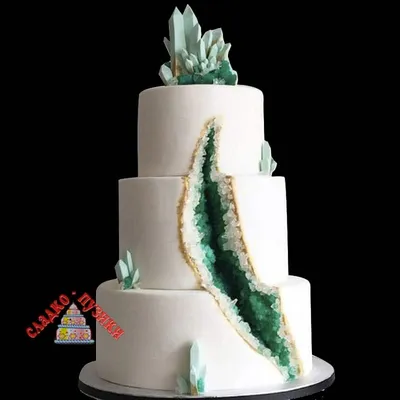 Свадебный торт «С гипсофилой», Кондитерские и пекарни в Санкт-Петербурге,  купить по цене 3203 RUB, Свадебные торты в Студия тортов НЕ САХАР с  доставкой | Flowwow