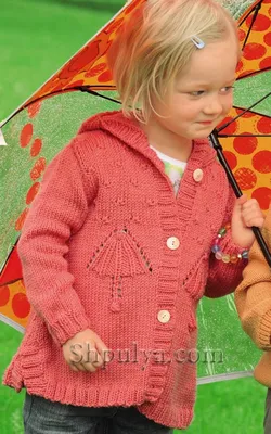 Детская кофта спицами РЕГЛАН СВЕРХУ + РОСТОК | Children's sweater knitting  - YouTube