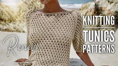 Туника СПИЦАМИ: модели со схемами и описанием / Knitting tunics: patterns /  REVIEW - YouTube
