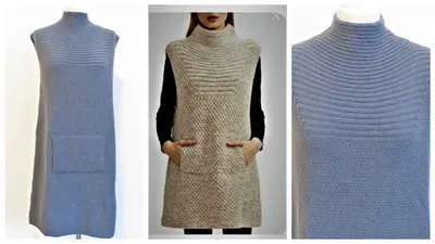 Платье и туника - вязание спицами