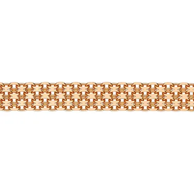 Серебряный браслет, плетение Бисмарк ручной вязки с чернением, ширина 3 мм  - купить в Ювелирном магазине Silveroff