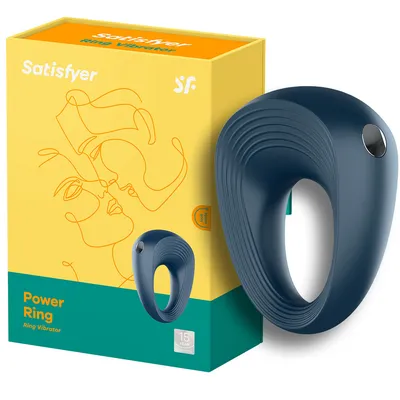 Эрекционное кольцо с вибрацией Satisfyer Power Ring - купить с доставкой по  выгодным ценам в интернет-магазине OZON (479558142)