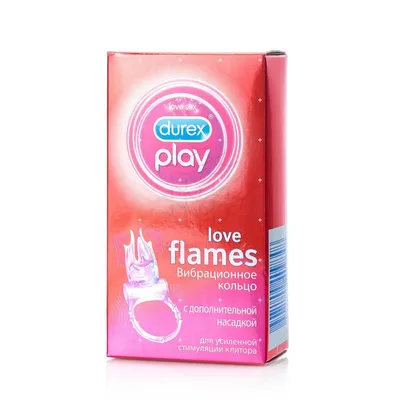 Вибрационное кольцо - массажер DUREX Play Love Flames - купить в  интернет-магазине Улыбка радуги