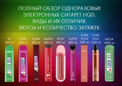Разновидности электронных сигарет | Статьи REDVAPE.RU