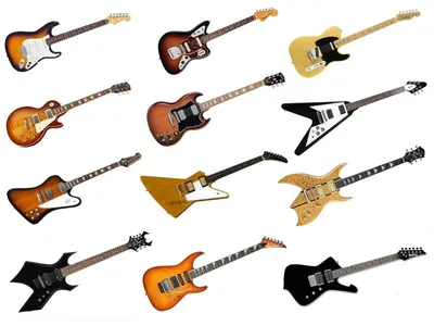 Виды и разновидности гитар.