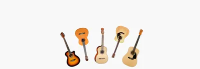 Каких видов бывают акустические гитары