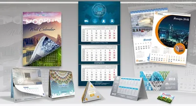 Виды и типы календарей в полиграфии – советы по созданию календаря