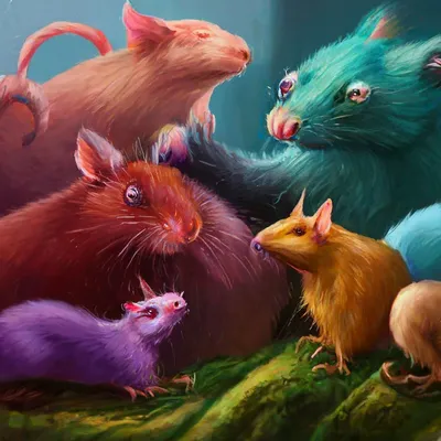 Крысы Дамбо и их виды | Мир крысок Дамбо | Дзен