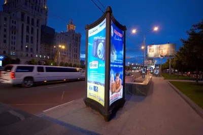 Световые рекламные конструкции, мобильные надувные вращающаяся рекламные  конструкции в Москве