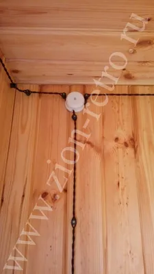 РЕТРО-ПРОВОДКА ЭЛЕКТРИКА on Instagram: “Винтажная проводка превосходно  смотрится в деревянных домах из бревна, бруса, кирпича и прочее.🔥🔥 А  внутренняя провод…