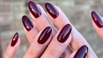 Top Brown Nail Polish Manicure Trends Like Cherry Mocha