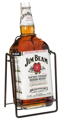 Виски Jim Beam на качелях купить большую бутылку виски Джим Бим 3 л. цена