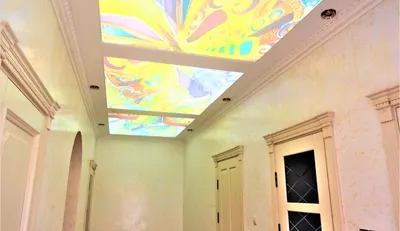 Комбинированные витражные потолки для потолка - купить в Москве, цены