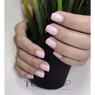 Выкладной витражный френч - Галерея NailBoxClub.ru