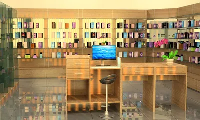 Торговое оборудование для магазина косметики и парфюмерии | МЗТО