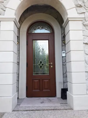 Арочные металлические входные двери в Новомосковске - купить по цене от 45  000 рублей от производителя