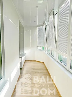 Отделка балконов в Краснодаре: варианты внутренней отделки, цены, фото