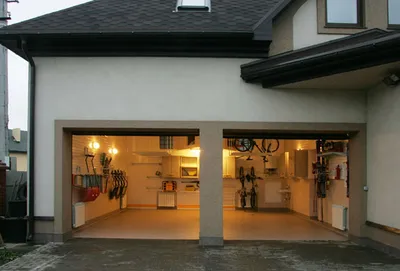 Дизайн гаража и гаражного интерьера: не только красивый и аккуратный  внутри, но и удобный | ГаражТек