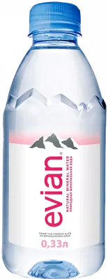 Вода Evian 0.75 литра, спорт, без газа, пэт, 6 шт. в уп. - Аквамир Юг