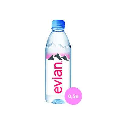 Купить Вода Evian минеральная негаз. ПЭТ 0,5л (Эвиан) в Сочи с доставкой от  интернет-магазина Золотая Нива