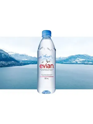 Evian (Эвиан) минеральная вода 24х0,5л Evian 37147543 купить в  интернет-магазине Wildberries