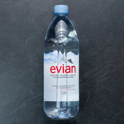 Вода Evian мин лечебн столов с газом п/б 1л из раздела Воды минеральные,  питьевые