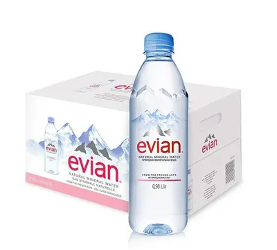 Вода Evian питьевая негазированная, 0.5л