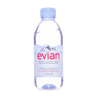 Вода Эвиан, 0,33 мл, 6 шт. - купить недорого в Москве | Интернет-магазин  «Едим Своё»