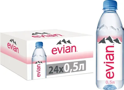 Вода негазированная Evian, 24 шт по 330 мл - купить с доставкой по выгодным  ценам в интернет-магазине OZON (142592246)